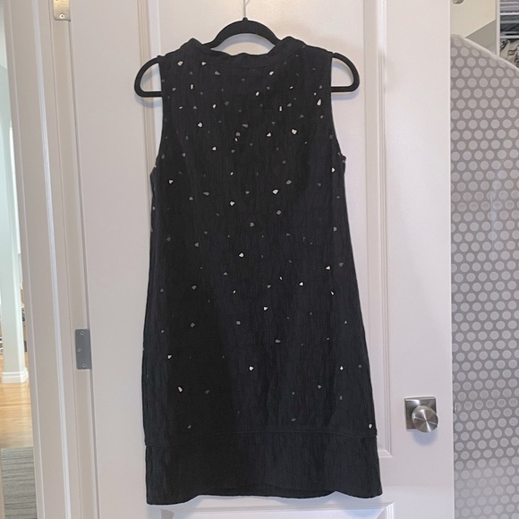 Skunkfunk Black Cotton Linen Sleeveless Dress - Picture 5 of 6
